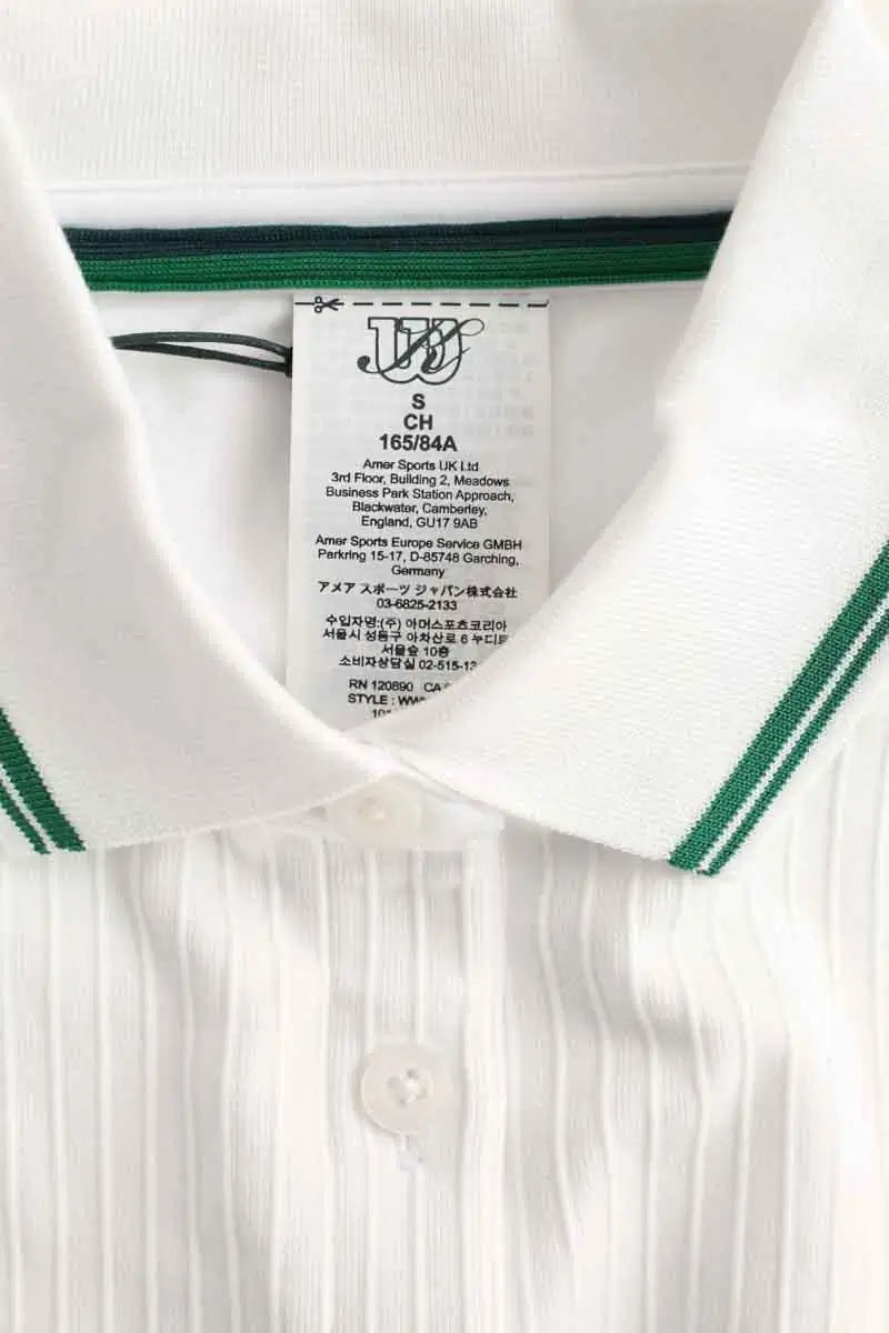 Robe Kith Seamless polo dress Blanc en Polyamide