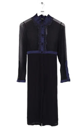Robe La Perla Noir en Soie, taille M - Seconde Main