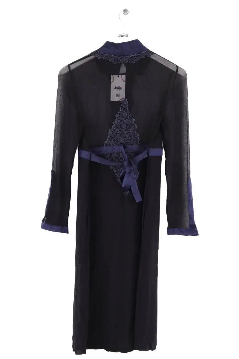 Robe La Perla Noir en Soie