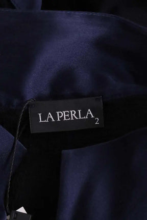 Robe La Perla Noir en Soie