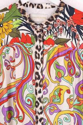 Robe La Prestic Ouiston Multicolore en Soie