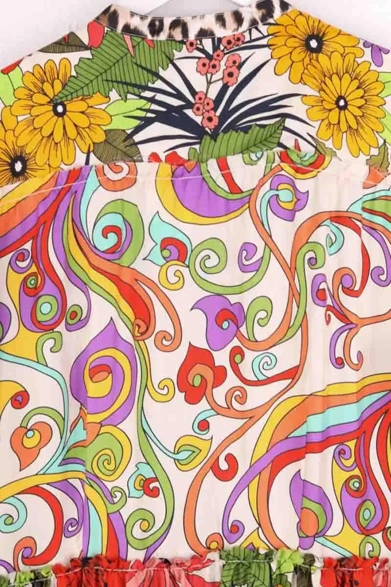 Robe La Prestic Ouiston Multicolore en Soie