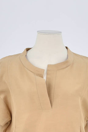 Robe Lacoste Beige en Lin