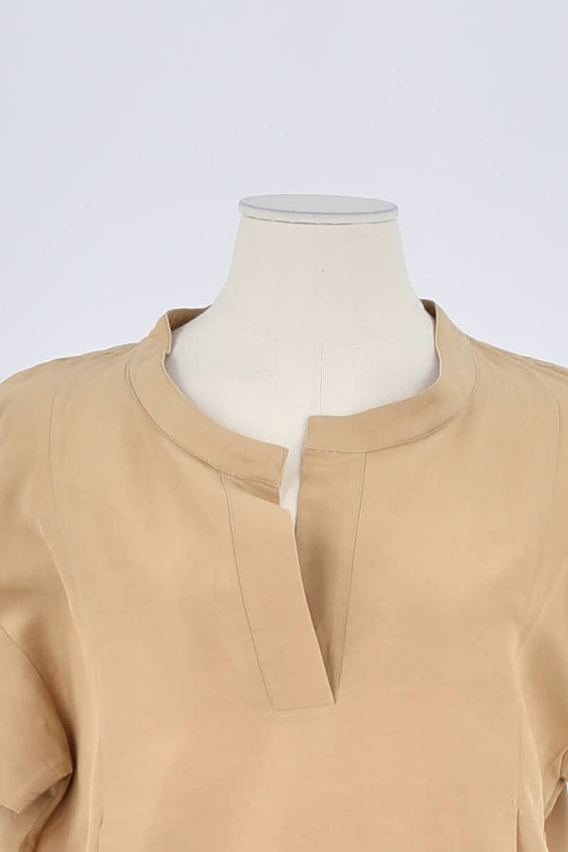 Robe Lacoste Beige en Lin