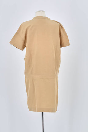 Robe Lacoste Beige en Lin
