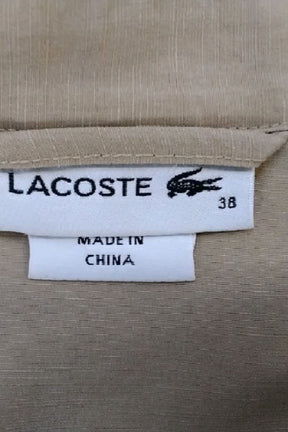 Robe Lacoste Beige en Lin
