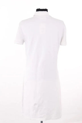 Robe Lacoste Blanc en Coton