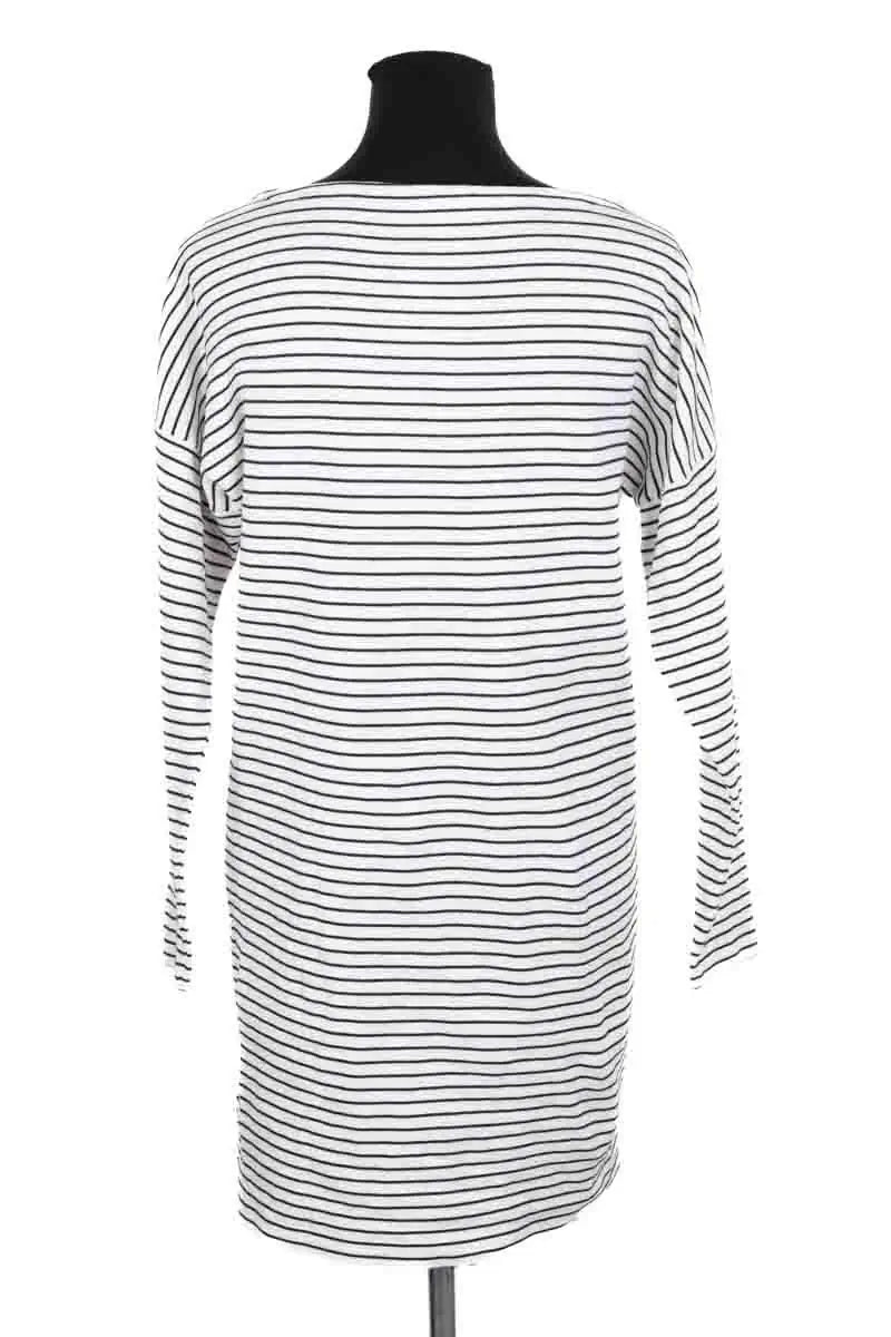 Robe Lacoste Blanc en Coton