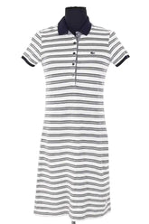Robe Lacoste Blanc en Coton, taille S - Seconde Main