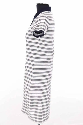 Robe Lacoste Blanc en Coton
