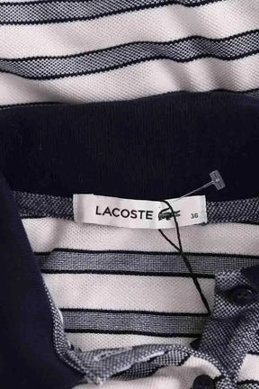 Robe Lacoste Blanc en Coton