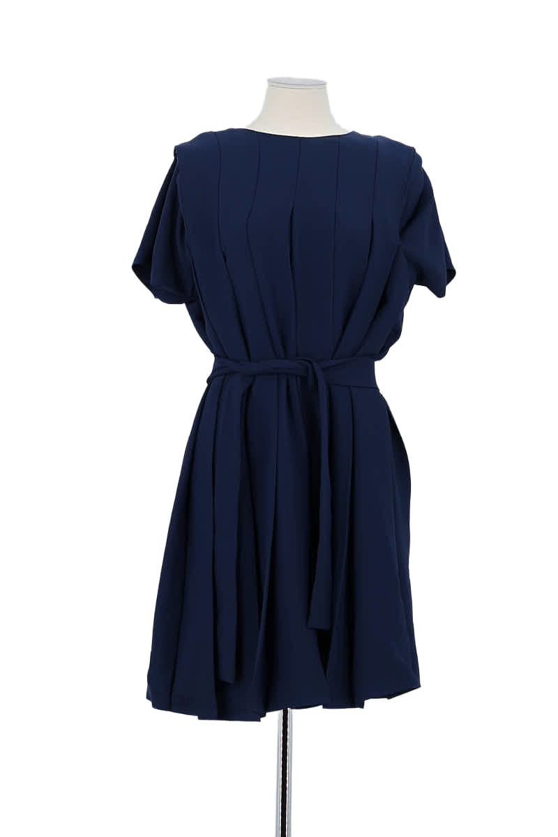 Robe Lacoste Bleu en Coton, taille S - Seconde Main