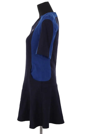 Robe Lacoste Bleu en Coton