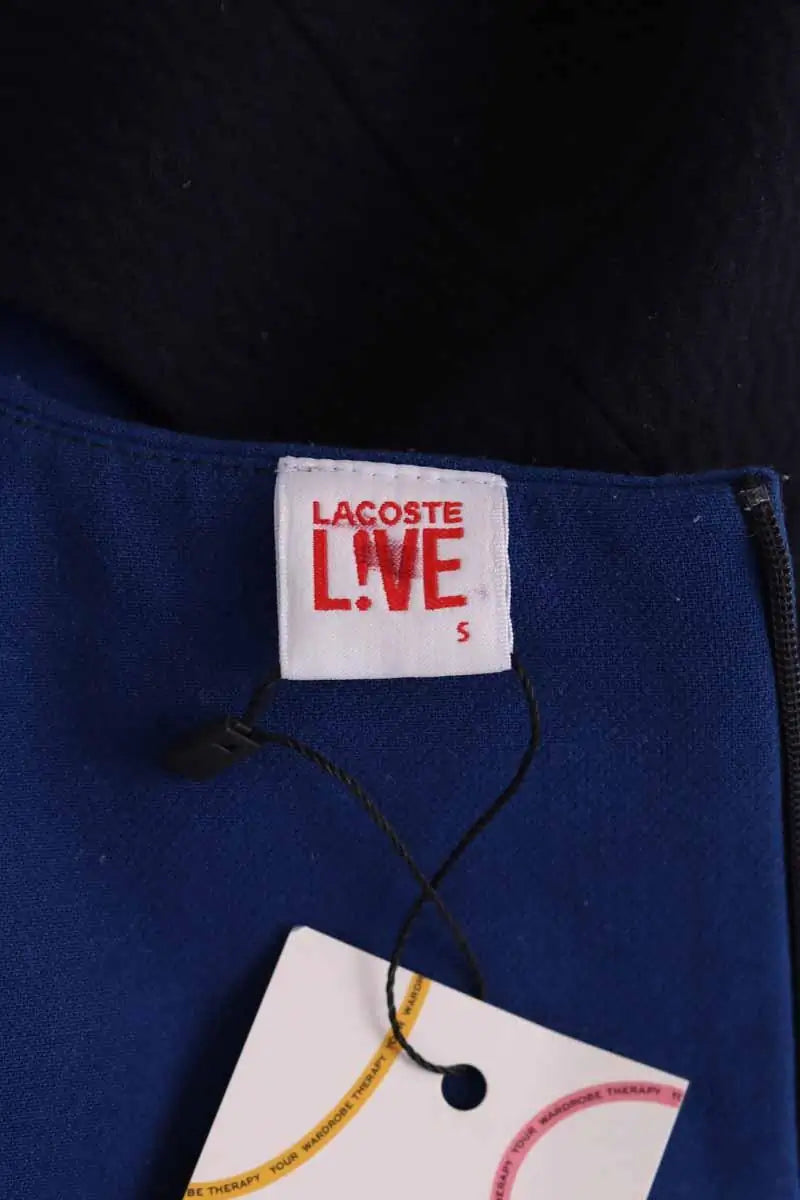 Robe Lacoste Bleu en Coton