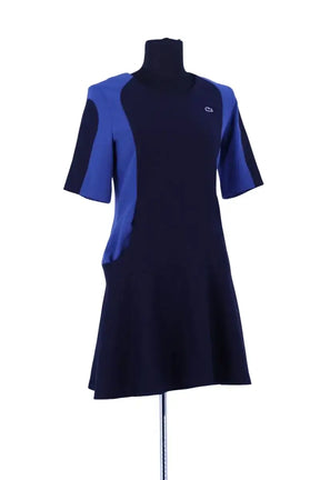 Robe Lacoste Bleu en Viscose, taille S - Seconde Main