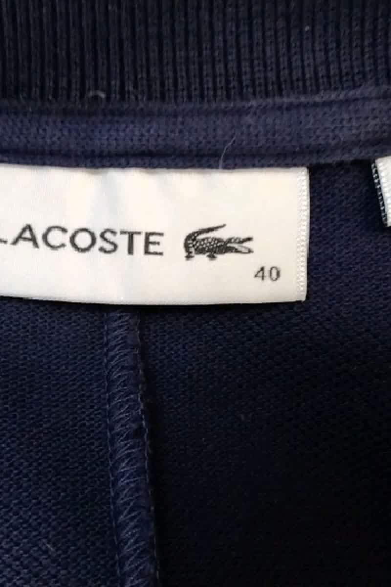 Robe Lacoste Marine en Coton