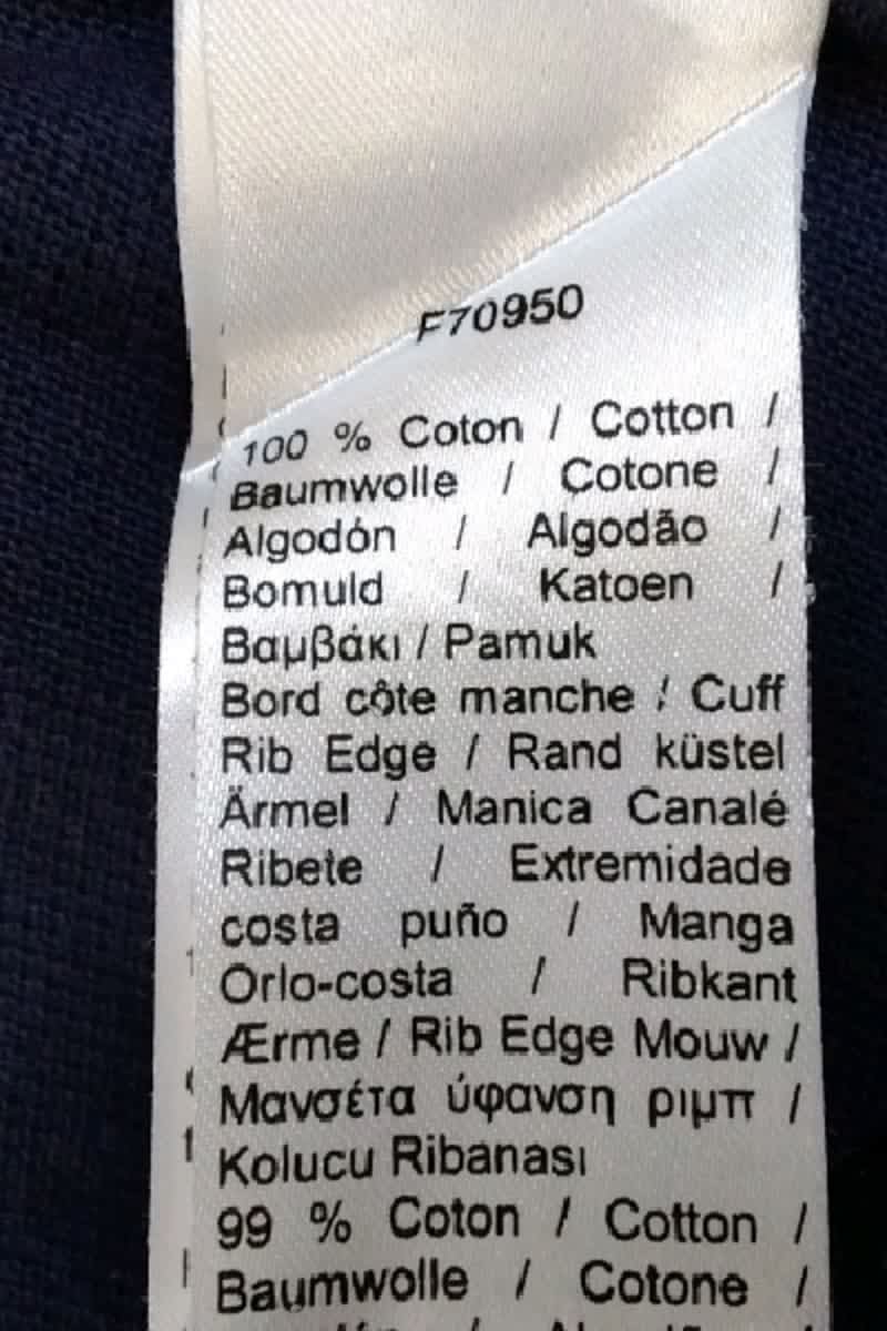 Robe Lacoste Marine en Coton