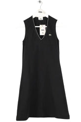 Robe Lacoste Noir en Coton, taille S - Seconde Main