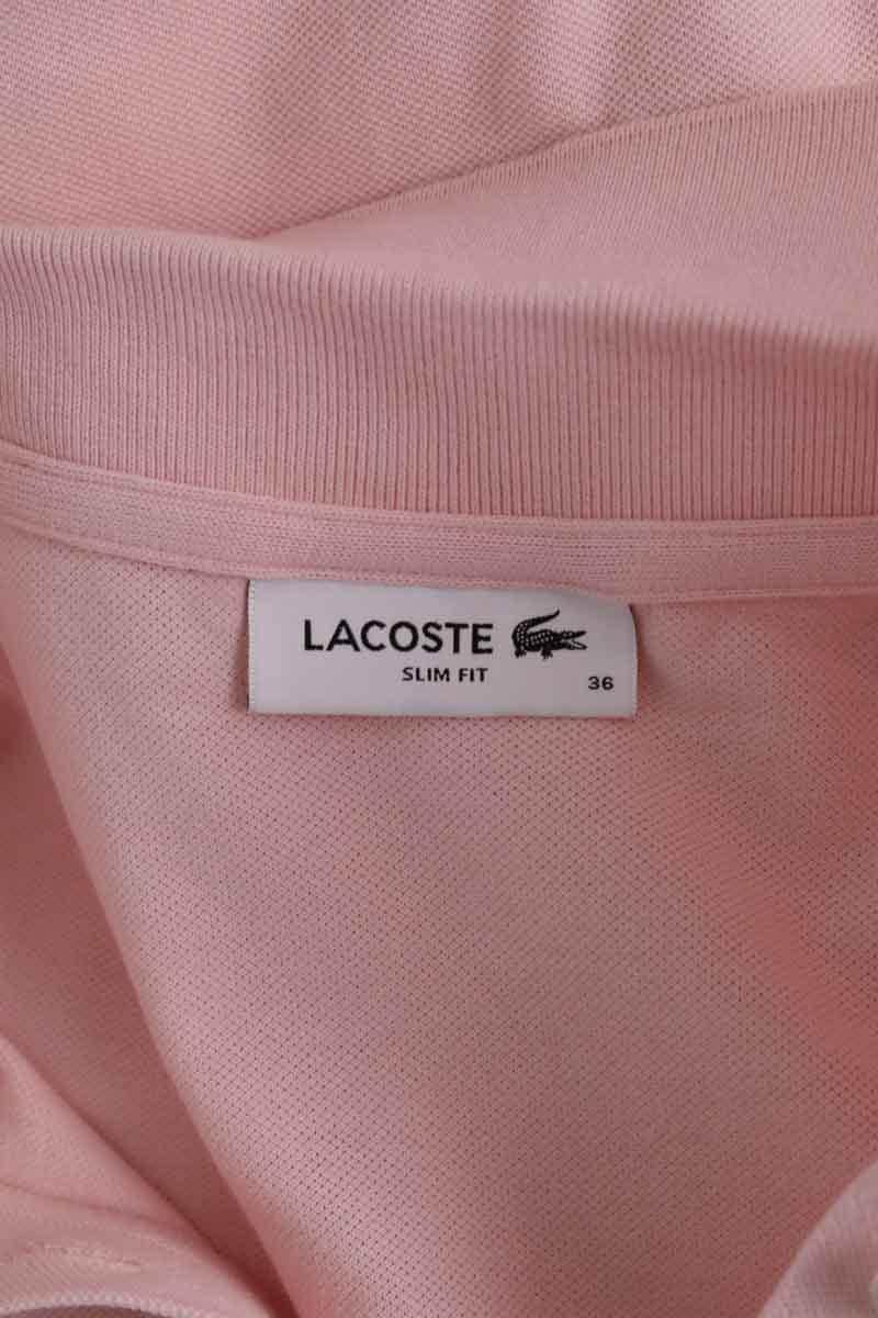Robe Lacoste Rose en Coton