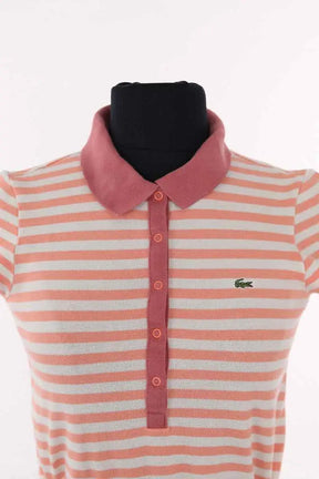 Robe Lacoste Rose en Coton
