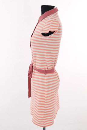 Robe Lacoste Rose en Coton