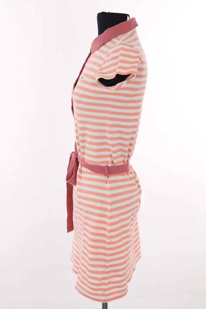 Robe Lacoste Rose en Coton