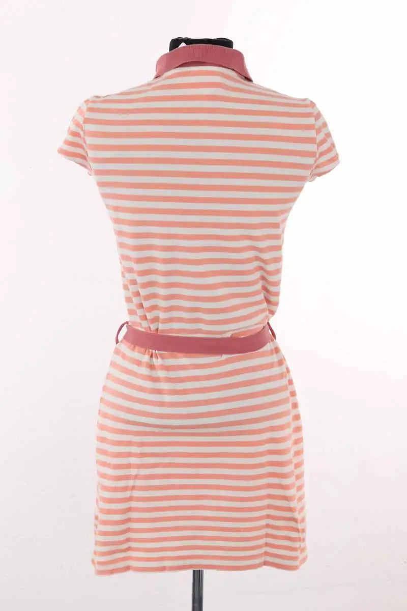Robe Lacoste Rose en Coton