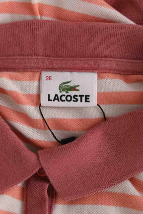 Robe Lacoste Rose en Coton