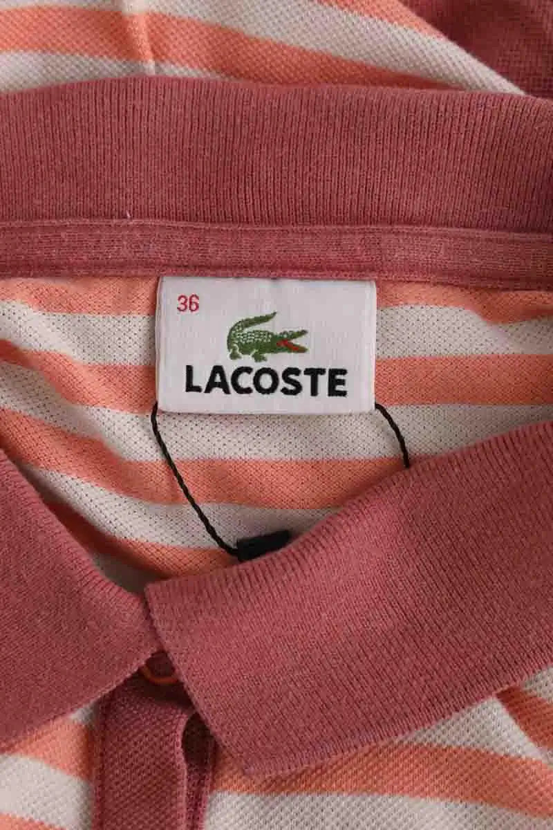 Robe Lacoste Rose en Coton