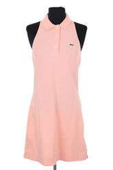 Robe Lacoste Rose en Coton, taille XS - Seconde Main