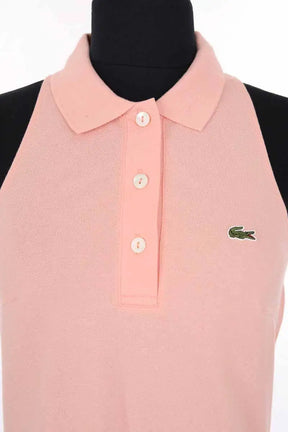 Robe Lacoste Rose en Coton