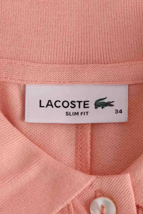 Robe Lacoste Rose en Coton