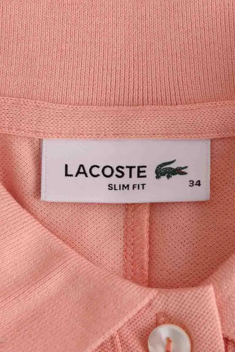 Robe Lacoste Rose en Coton