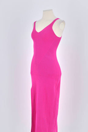 Robe Lacoste Rose en Viscose