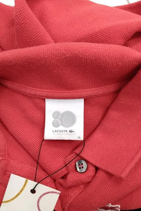 Robe Lacoste Rouge en Coton