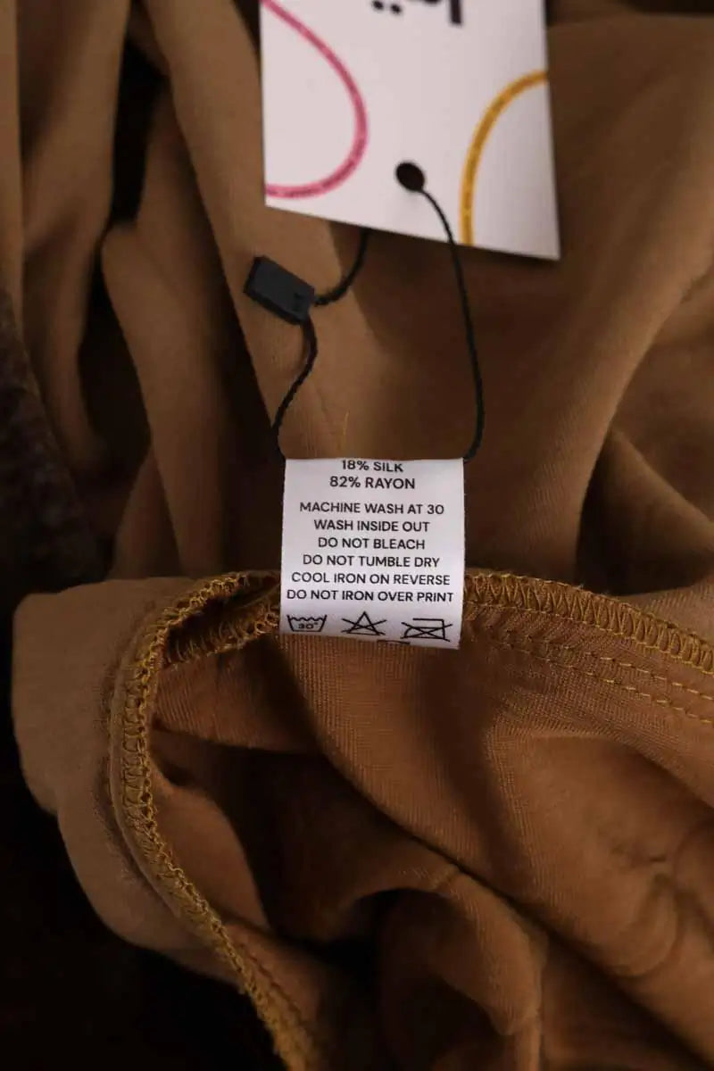 Robe Ladl Marron en Synthétique
