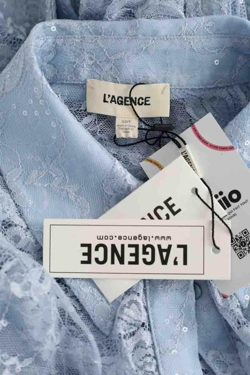 Robe L'agence Kaiya Bleu en Synthétique