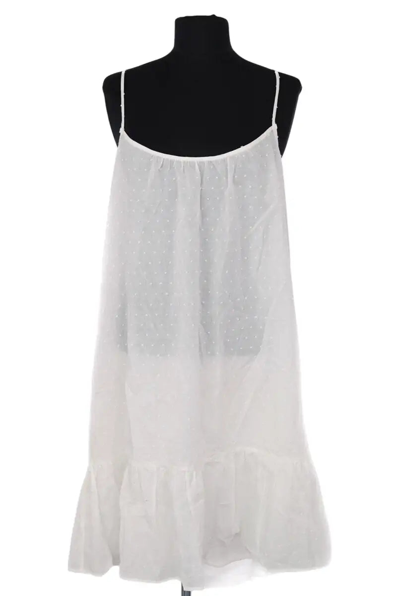 Robe Lalide à Paris Daniela Blanc en Coton, taille L - Seconde Main
