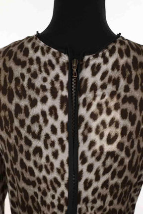 Robe Lanvin Marron en Soie