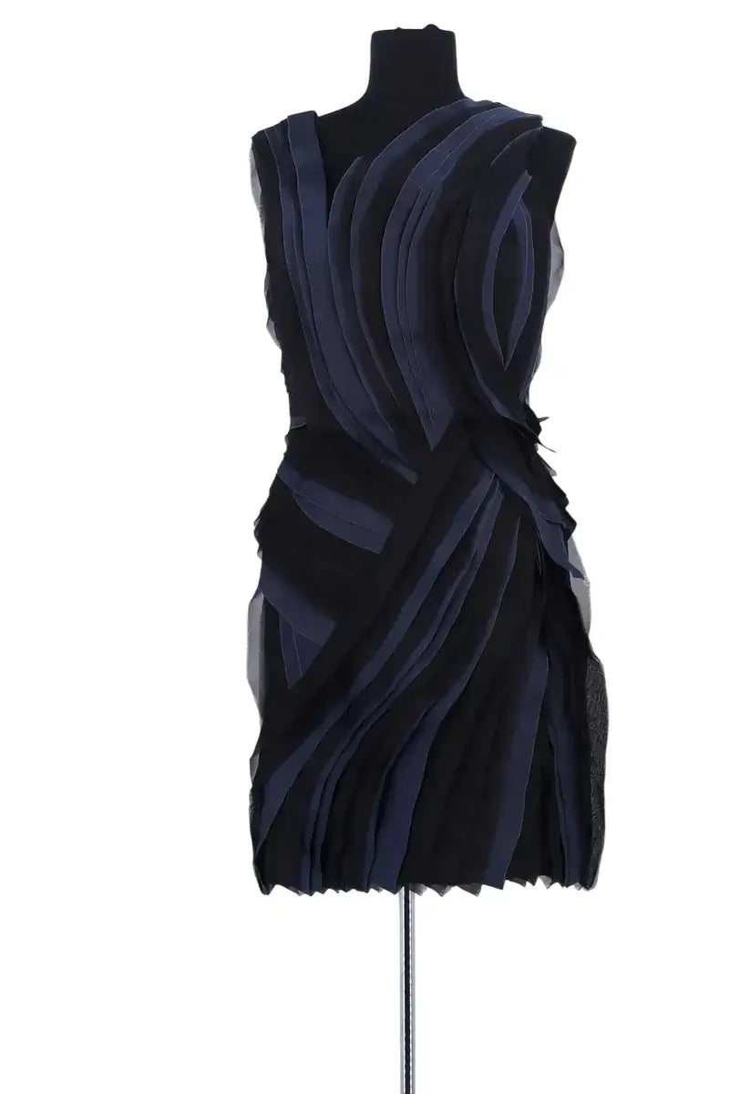 Robe Lanvin Noir en Soie, taille M - Seconde Main