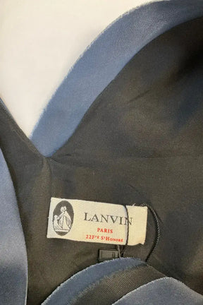 Robe Lanvin Noir en Soie