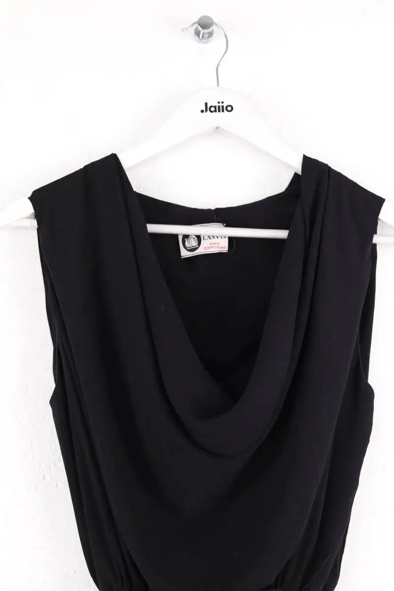 Robe Lanvin Noir en Soie