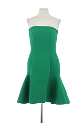 Robe Lanvin Vert en Polyamide, taille M - Seconde Main