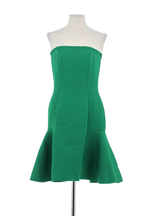 Robe Lanvin Vert en Polyamide, taille M - Seconde Main