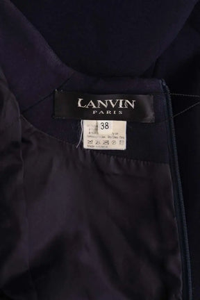 Robe Lanvin Violet en Laine