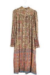 Robe Laurence Bras Marron en Viscose, taille XS - Seconde Main