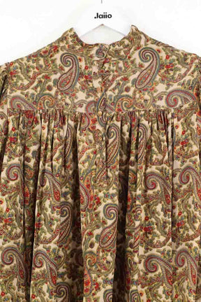 Robe Laurence Bras Marron en Viscose