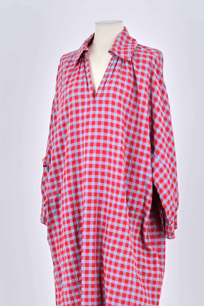 Robe Laurence Bras Rose en Coton