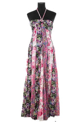 Robe Laurence Bras Rose en Coton, taille S - Seconde Main