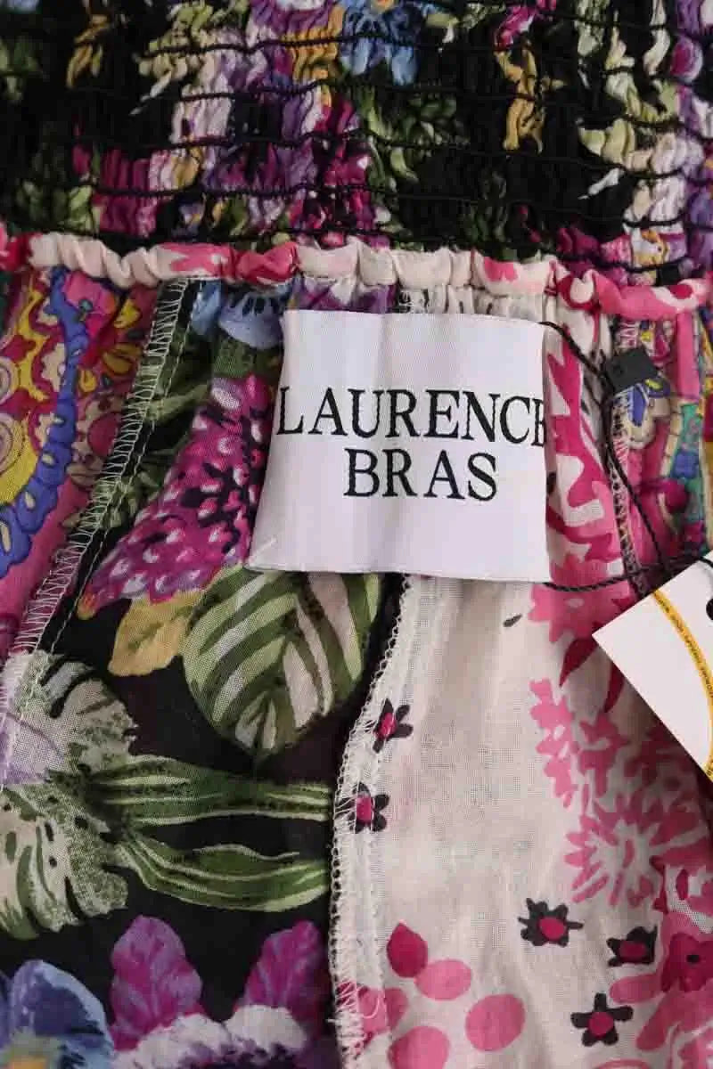 Robe Laurence Bras Rose en Coton